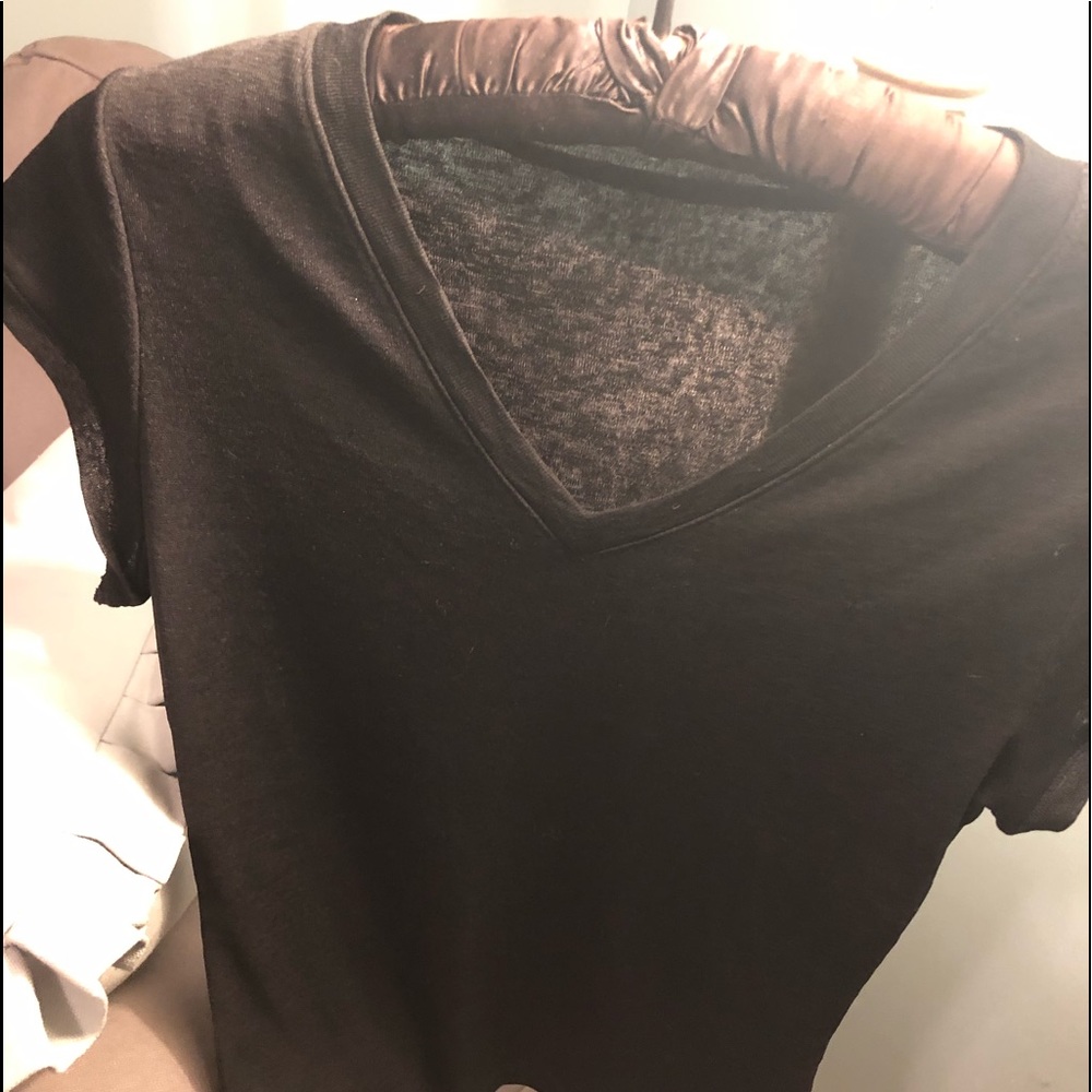 Black sheer t shirt